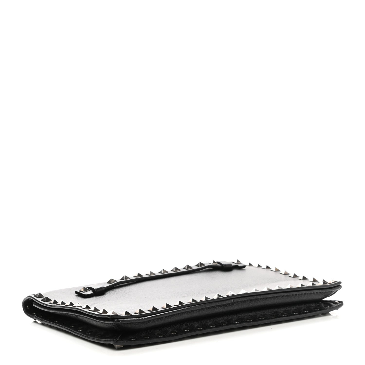 Valentino Garavani Nappa Rockstud Wristlet Clutch Black 4 of 8