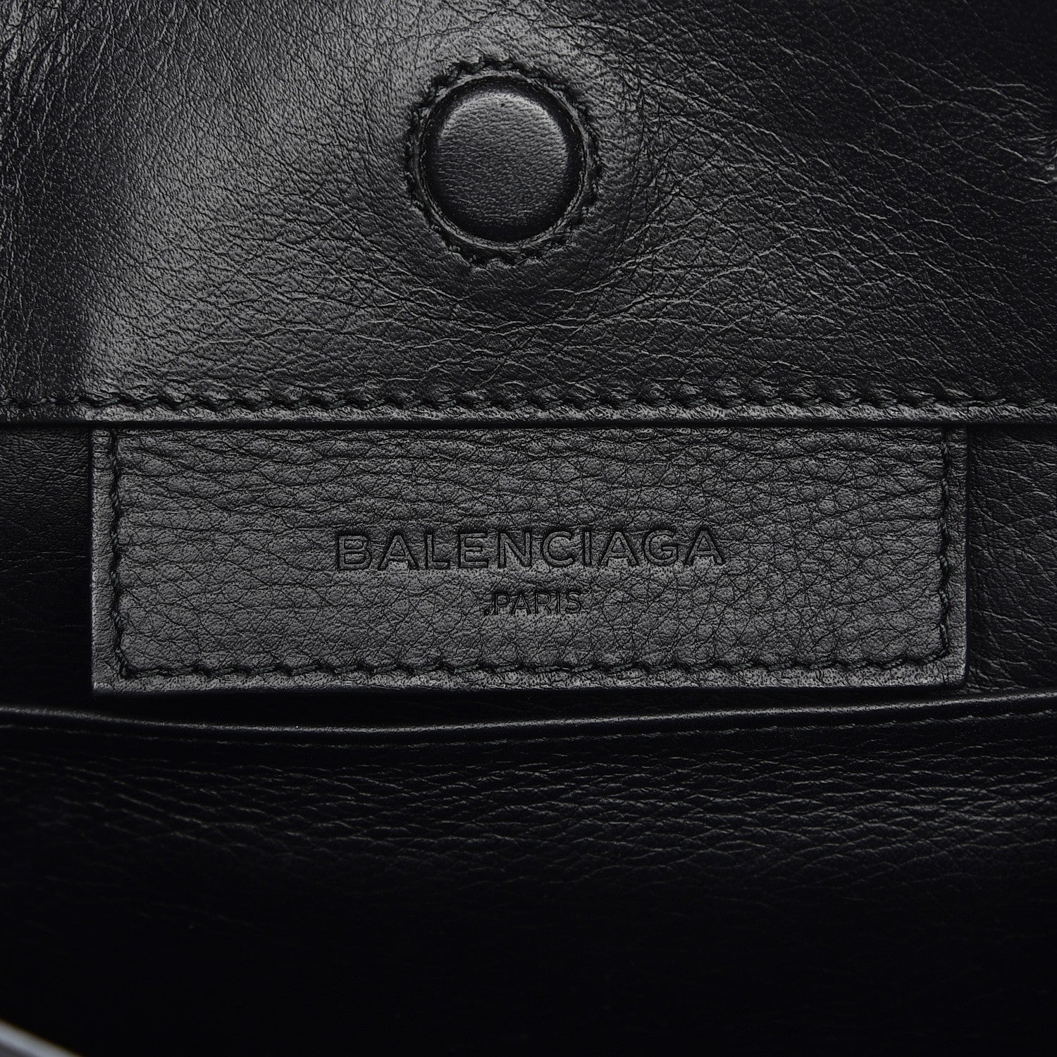 Balenciaga Grained Calfskin Papier Mini A4 Zip Around Tote Black 7 of 10