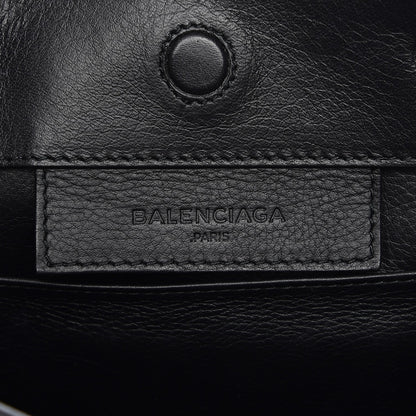 Balenciaga Grained Calfskin Papier Mini A4 Zip Around Tote Black 7 of 10