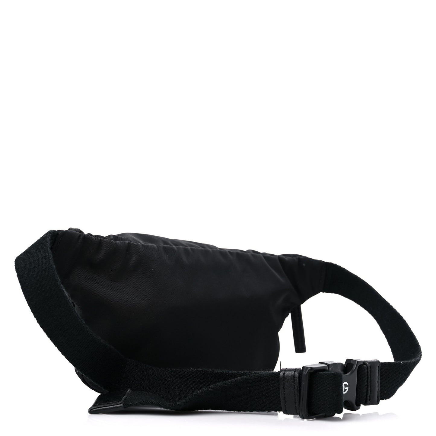 Nylon Logo Belt Bag Black