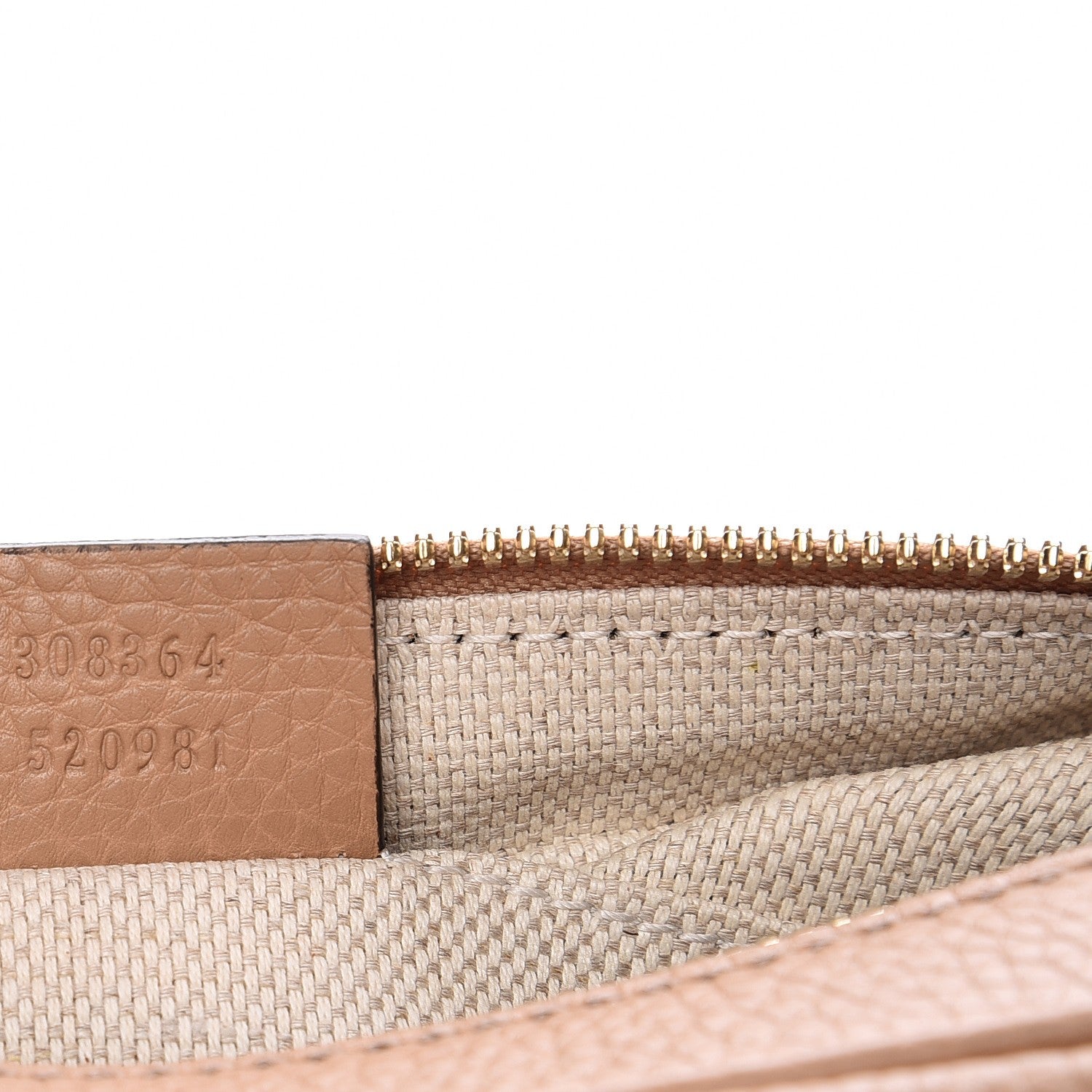 Gucci Pebbled Calfskin Small Soho Disco Bag Camelia 7 of 7