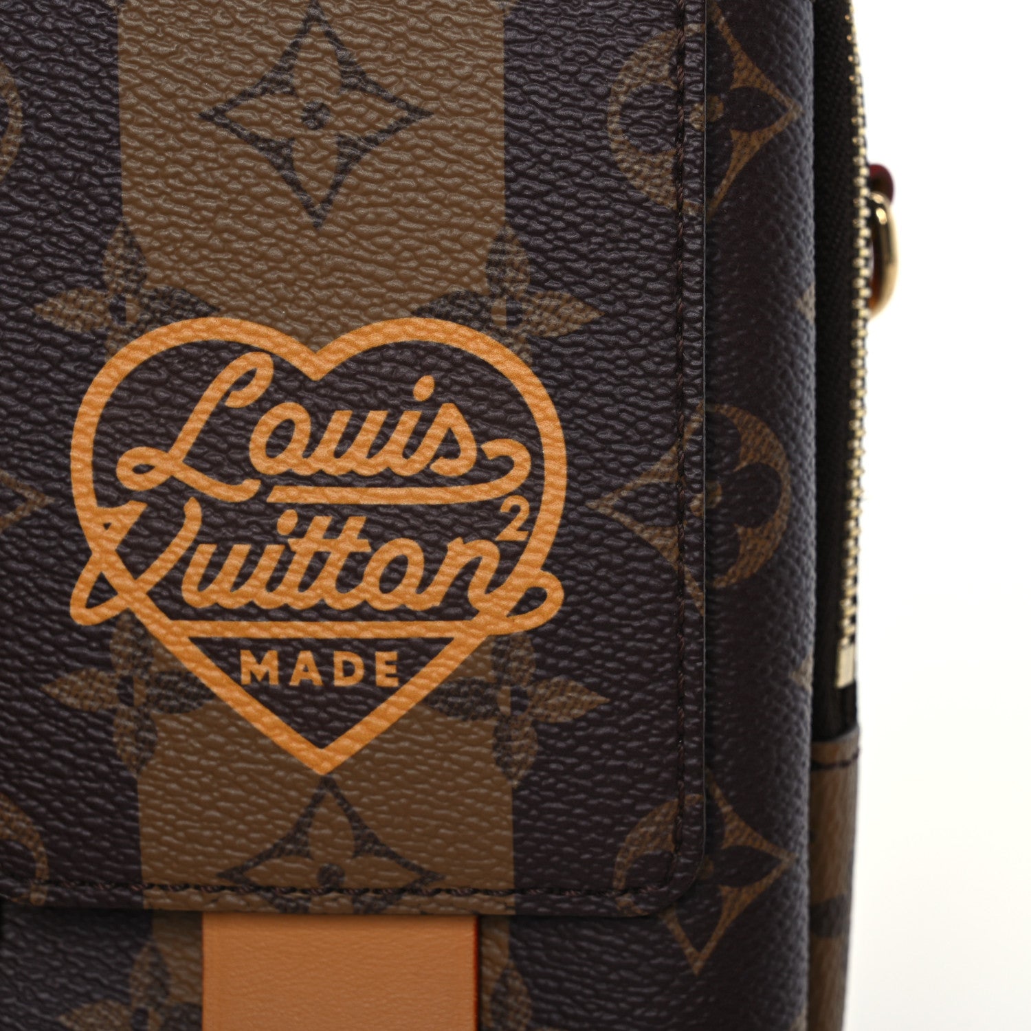 Louis Vuitton X NIGO Reverse Monogram Flat Double Phone Pouch 7 of 11