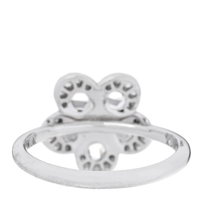 Tiffany Platinum Diamond Enchant Flower Ring 52 6 3 of 4