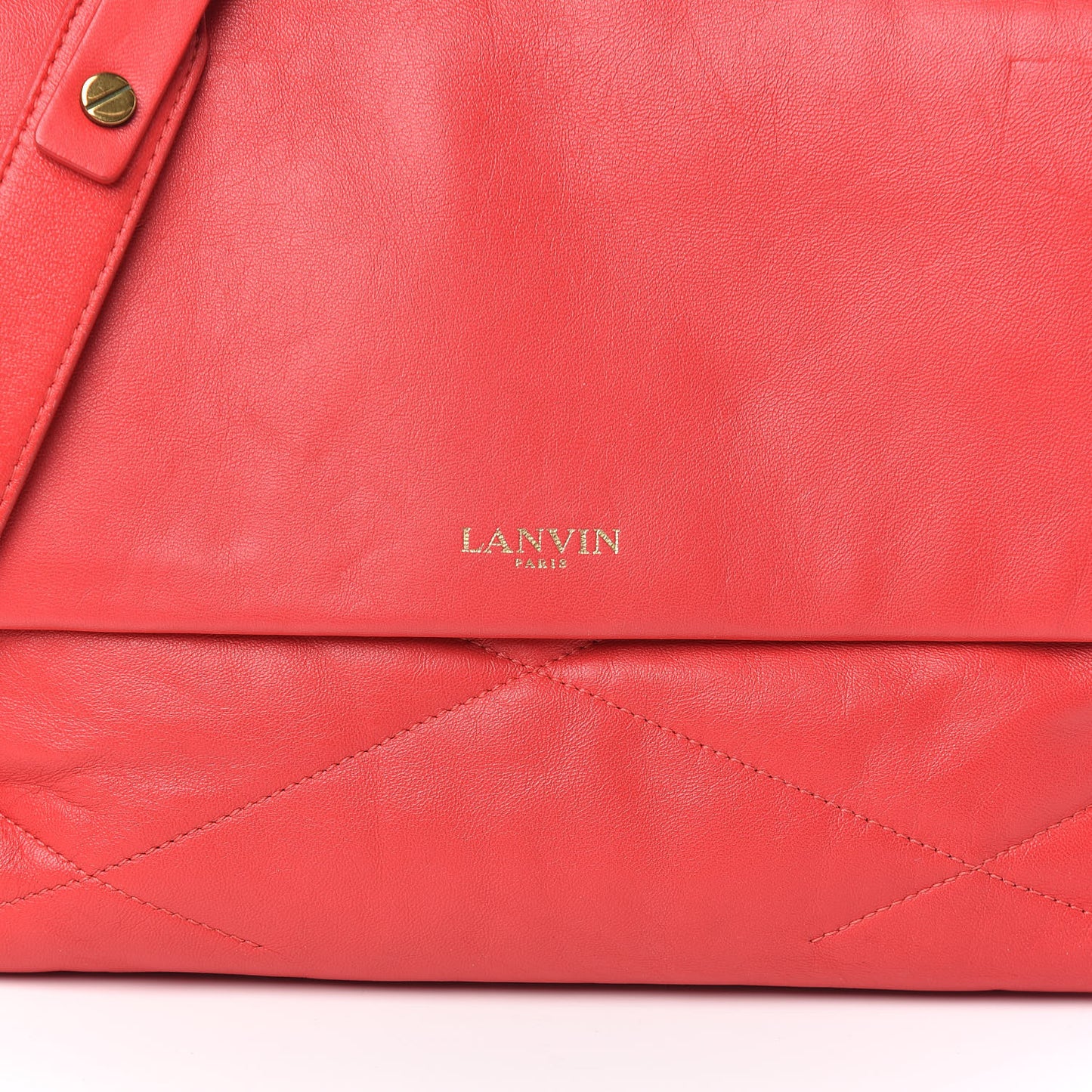 Lambskin Quilted Medium Sugar Flap Shoulder Bag Framboise Raspberry
