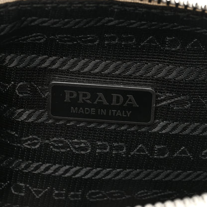 Prada Grace Lux Triangle Shoulder Bag White 6 of 8