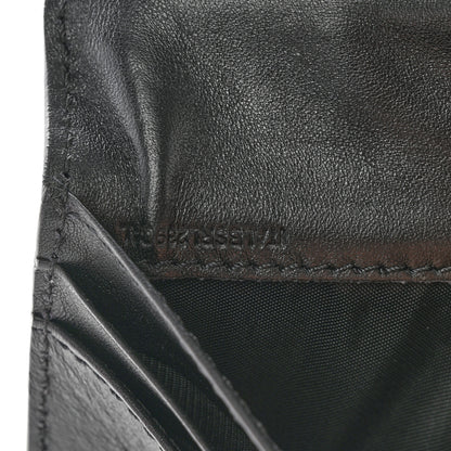 Burberry Calfskin House Check Porter Continental Wallet Black 10 of 11