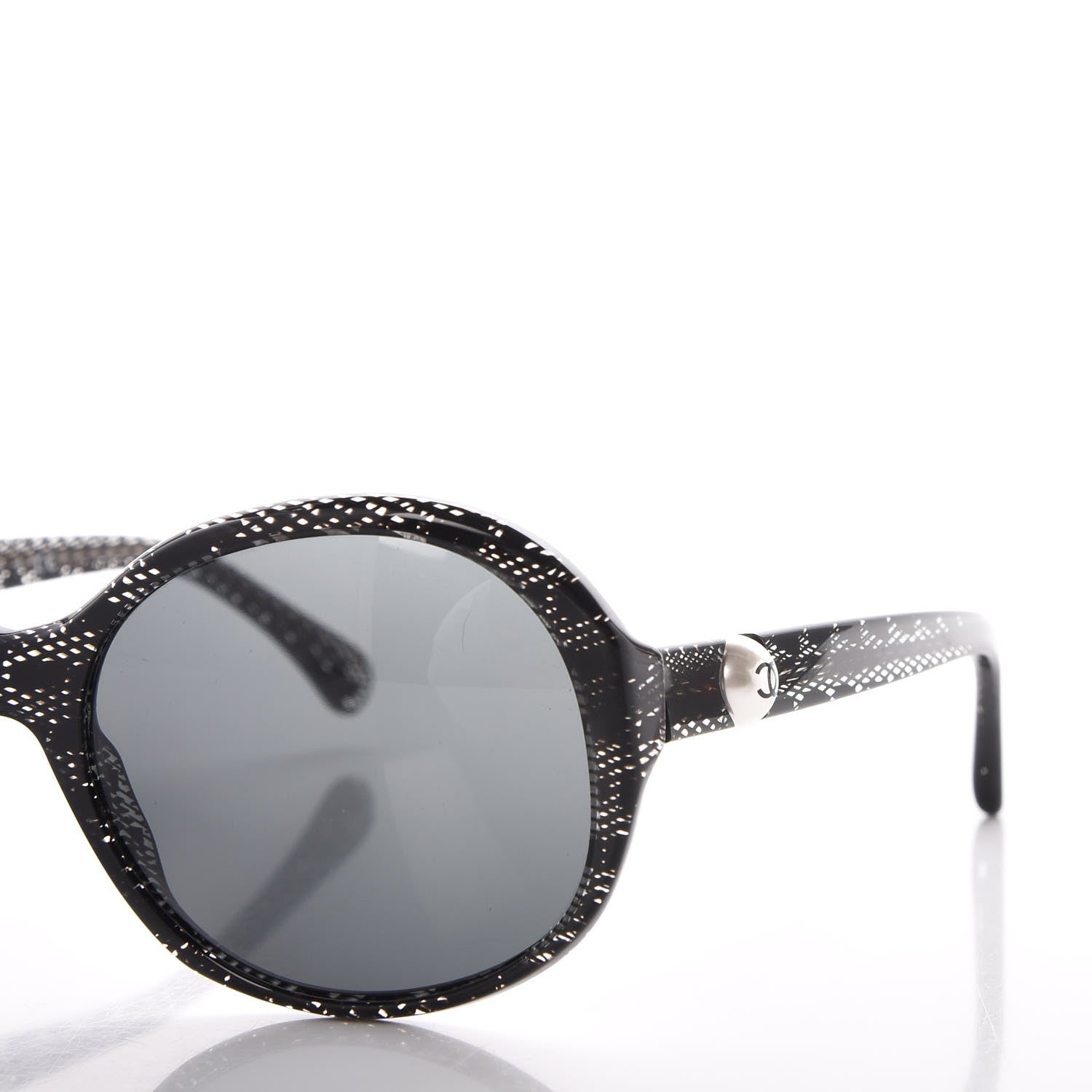 Chanel CC Pearl Sunglasses 5211-H Black 7 of 8