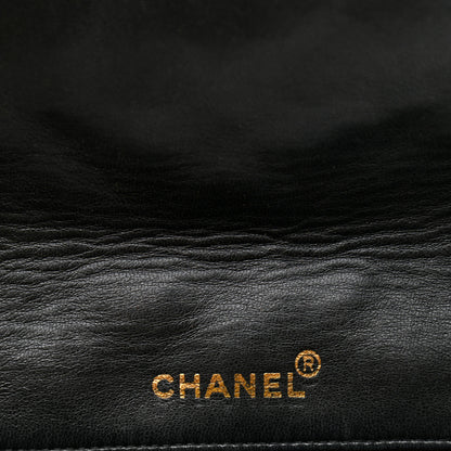 Chanel Lambskin Quilted Medium Single Flap Black 11 of 11
