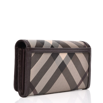 Burberry Smoked Check Penrose Wallet Plum 3 of 7