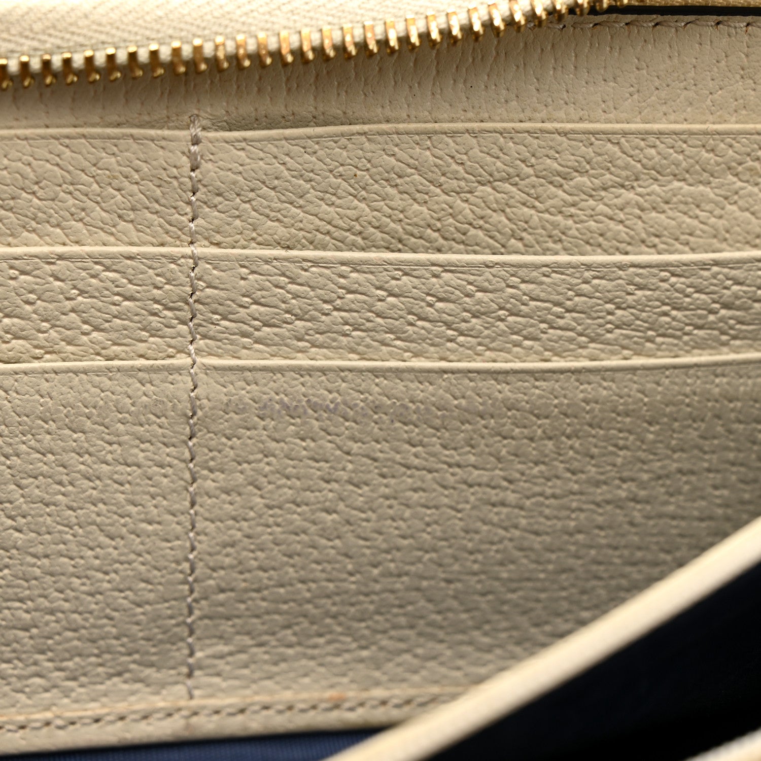 Gucci GG Supreme Monogram Textured Dollar Calfskin Web Ophidia Zip Around Wallet Beige Ebony Mystic White 8 of 13