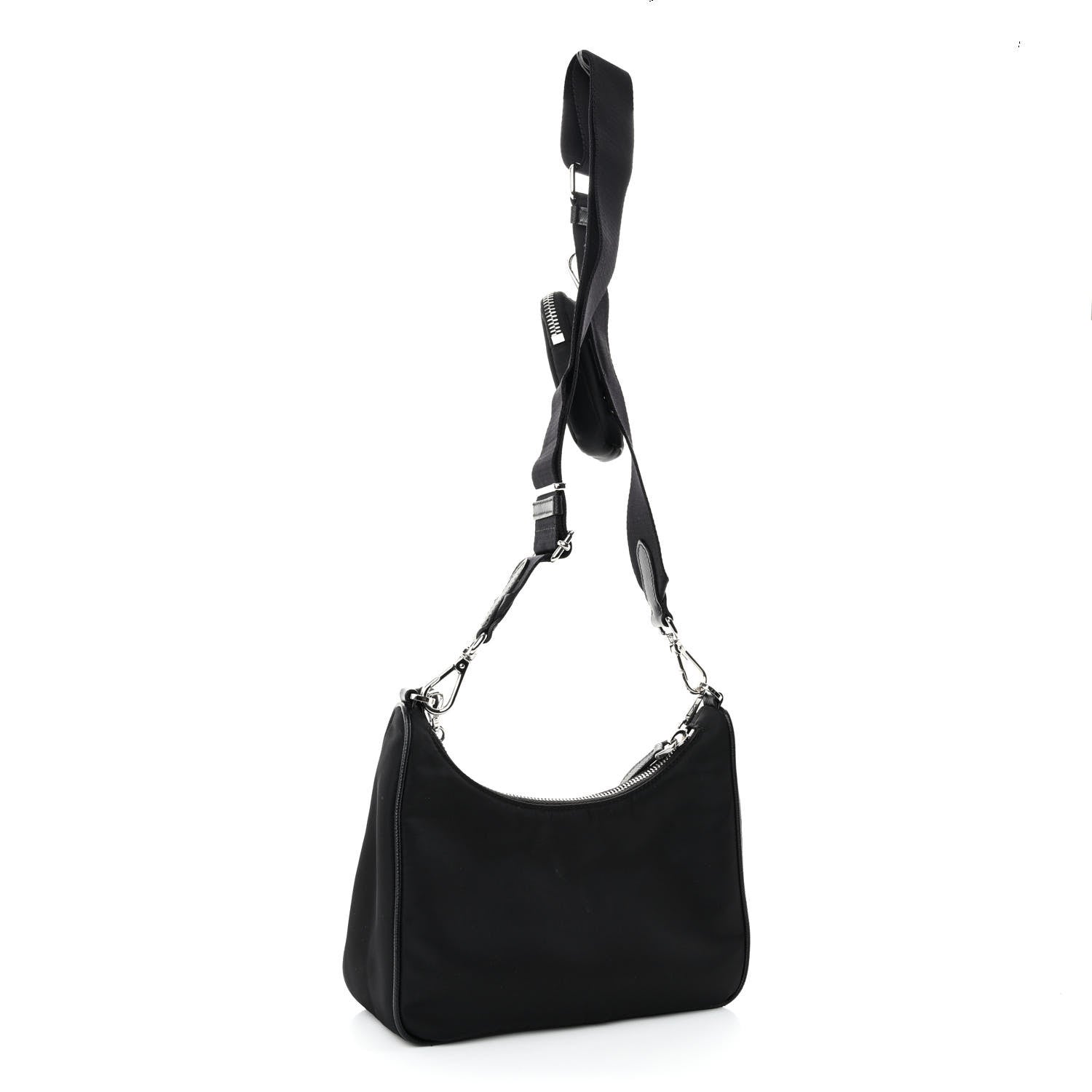Prada Nylon Re-Edition 2005 Shoulder Bag Black 3 of 9
