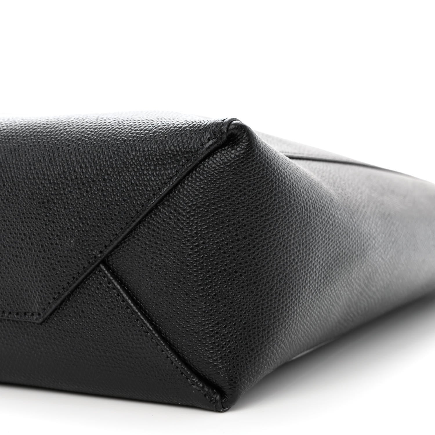 Celine Grained Calfskin Small Vertical Cabas Black 9 of 9