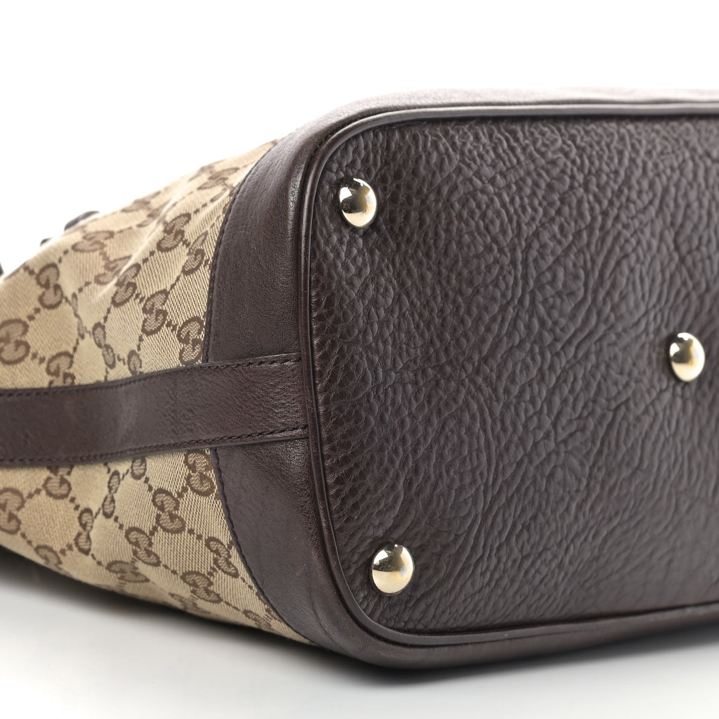 Monogram Medium Top Handle Bag Brown