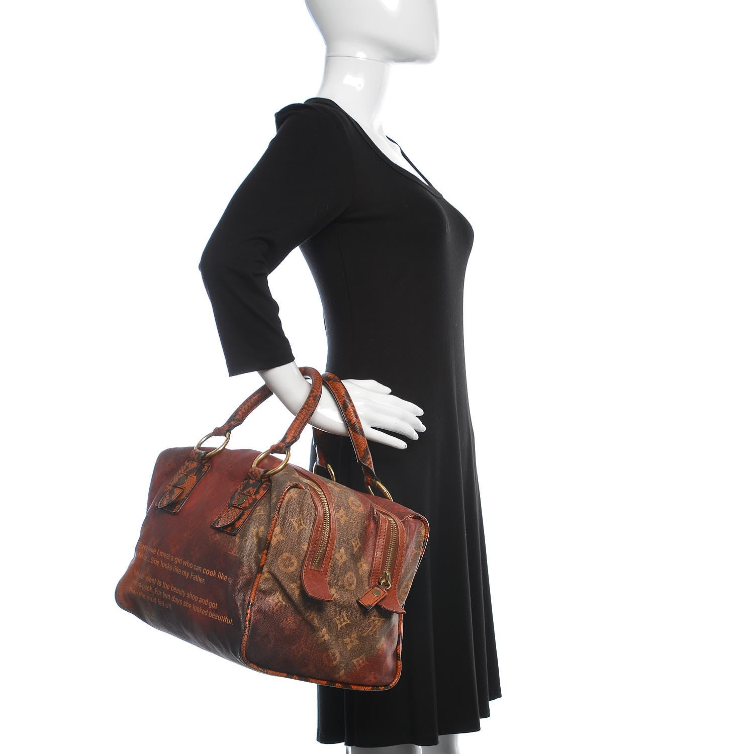 Louis Vuitton Monogram Karung Mancrazy Jokes Bag 2 of 21