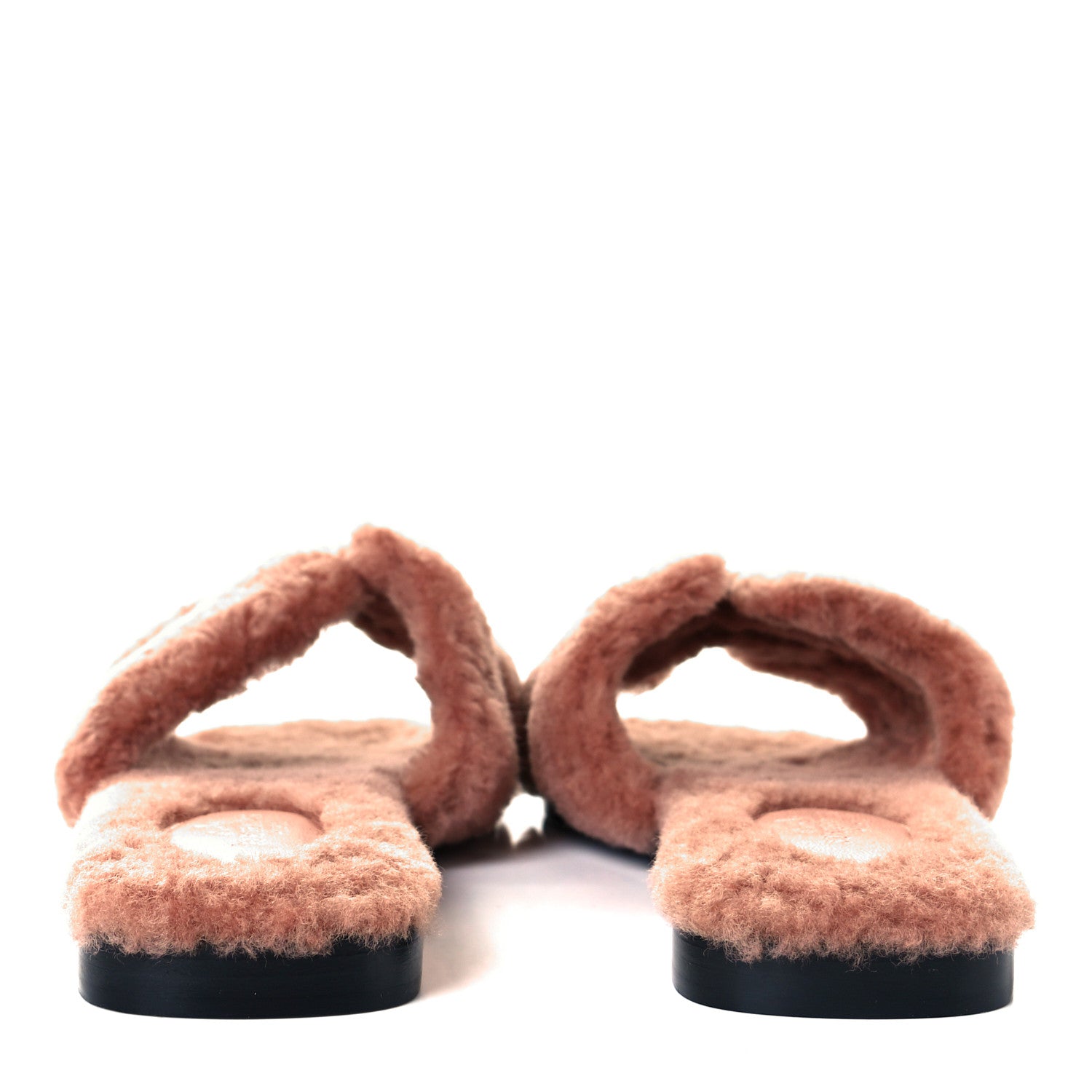 Hermes Woolskin Oran Sandals 36 Rose Aube 5 of 9