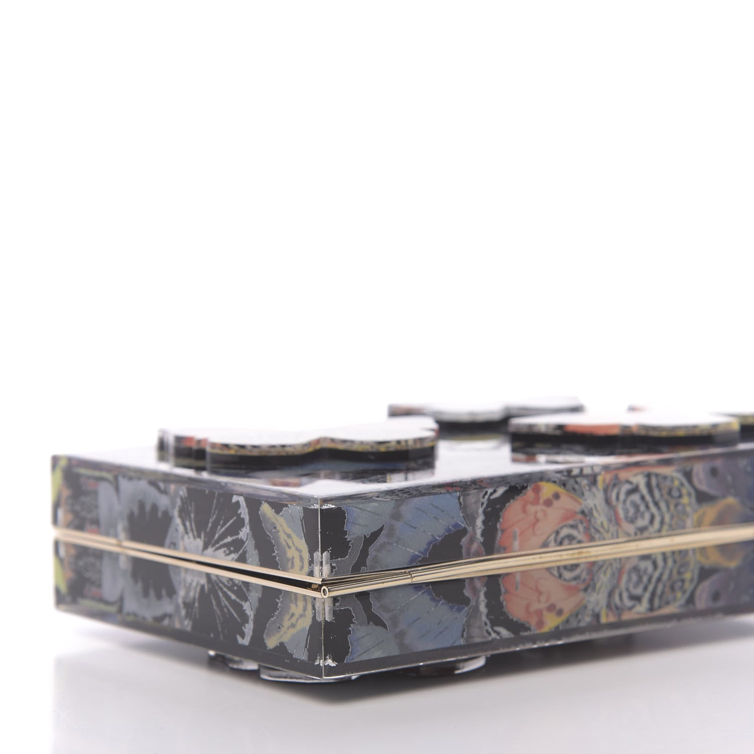 Valentino Garavani Plexiglass Camubutterfly Minaudiere Bag Multicolor 7 of 9
