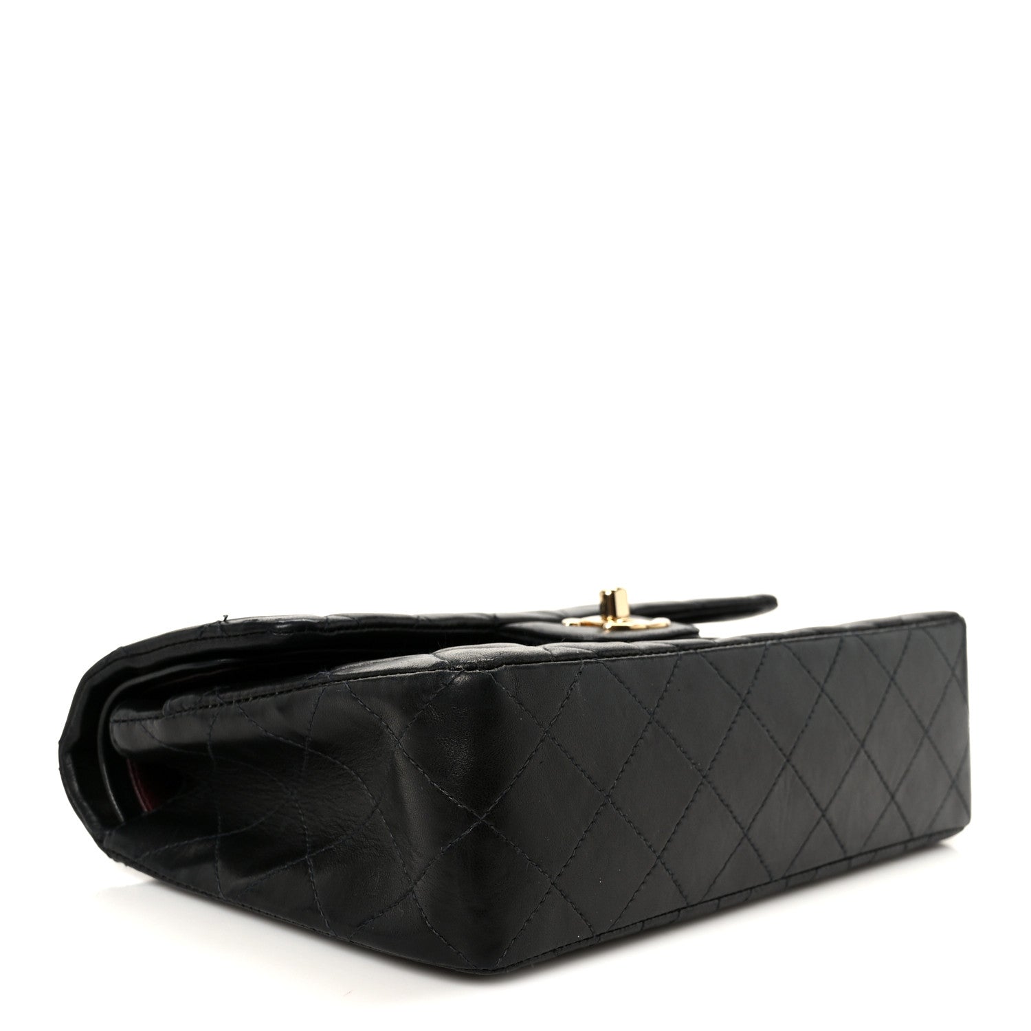 Chanel Lambskin Quilted Small Double Flap Black 4 of 12
