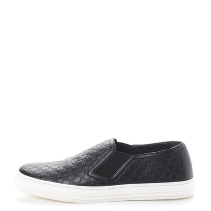 Gucci Microguccissima Slip On Sneakers 38.5 Black 1 of 11