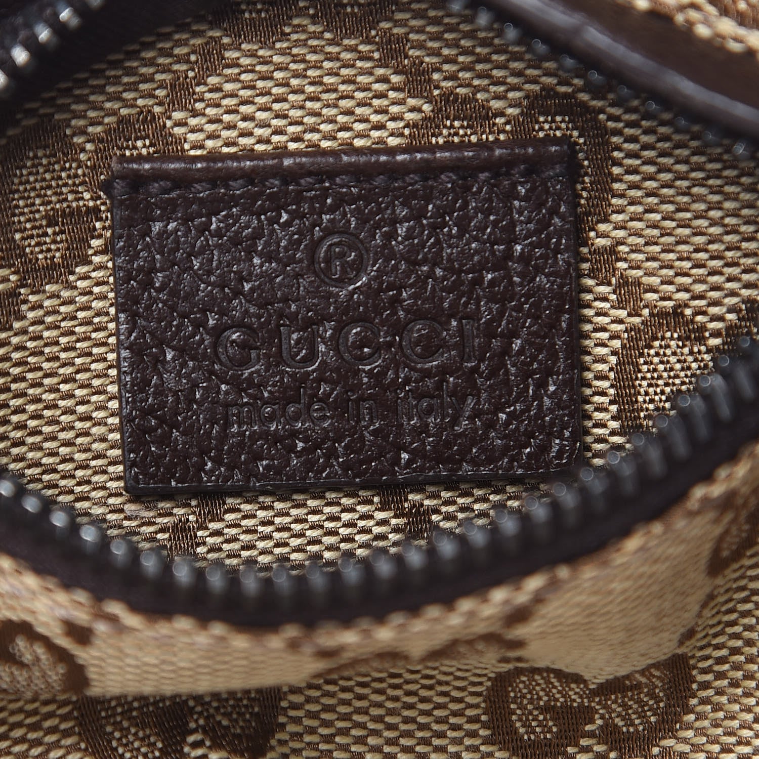 Gucci Monogram Web Belt Bag Dark Brown 7 of 8