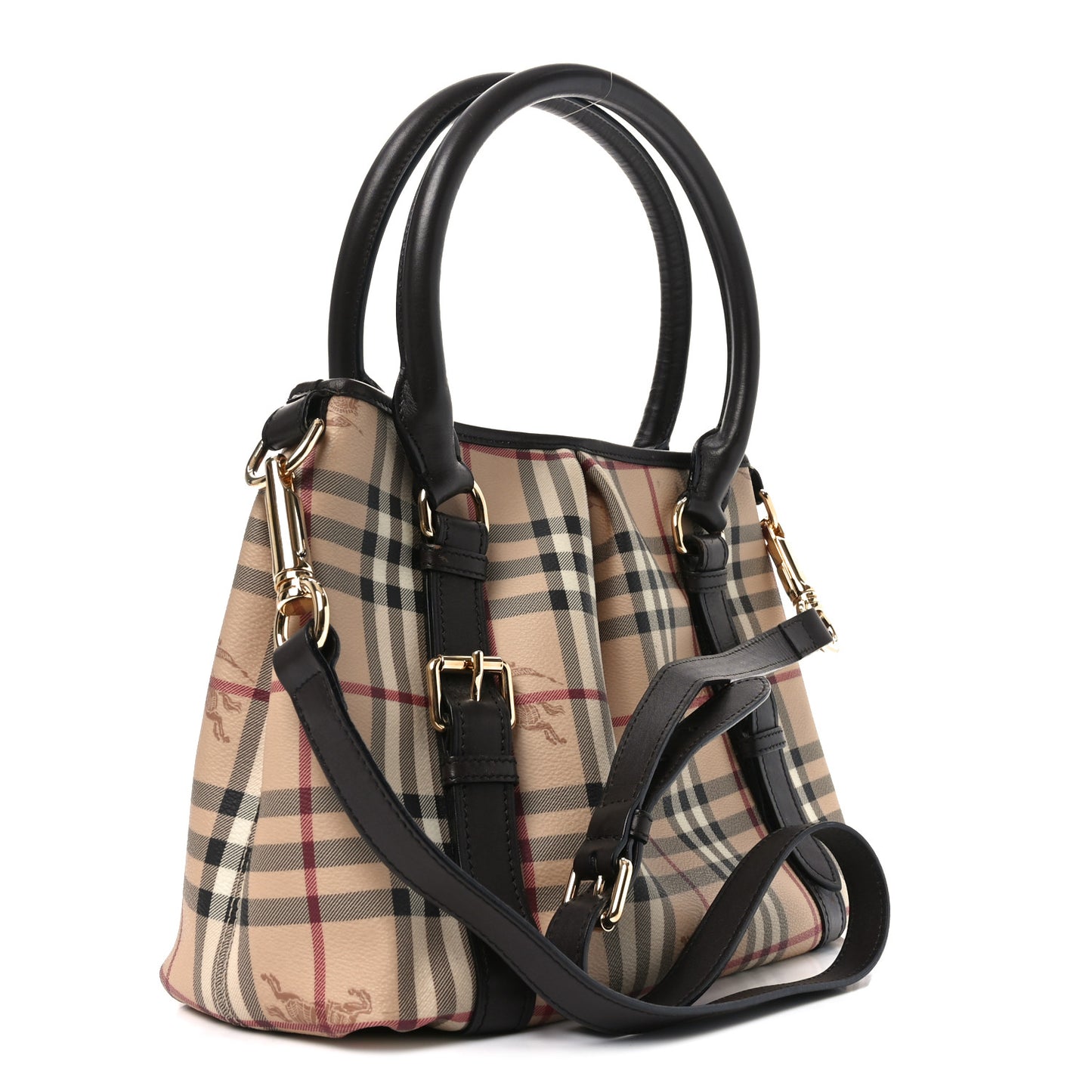 Haymarket Check Small Northfield Tote Chocolate