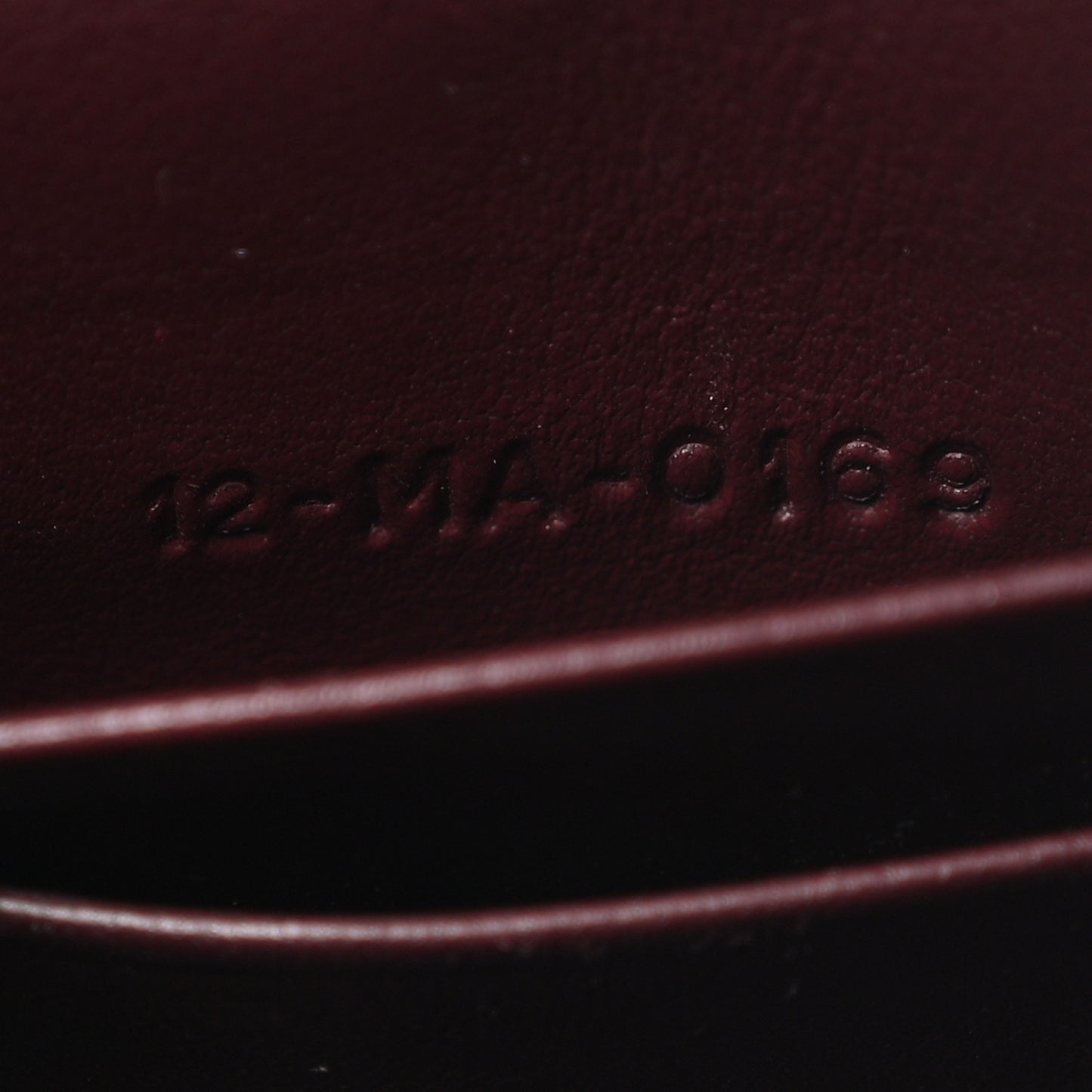 Oblique Saddle Belt Bag Bordeaux