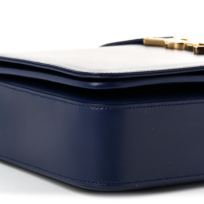 Saint Laurent Smooth Calfskin Medium Classic Monogram Universite Bag Royal Blue 8 of 10