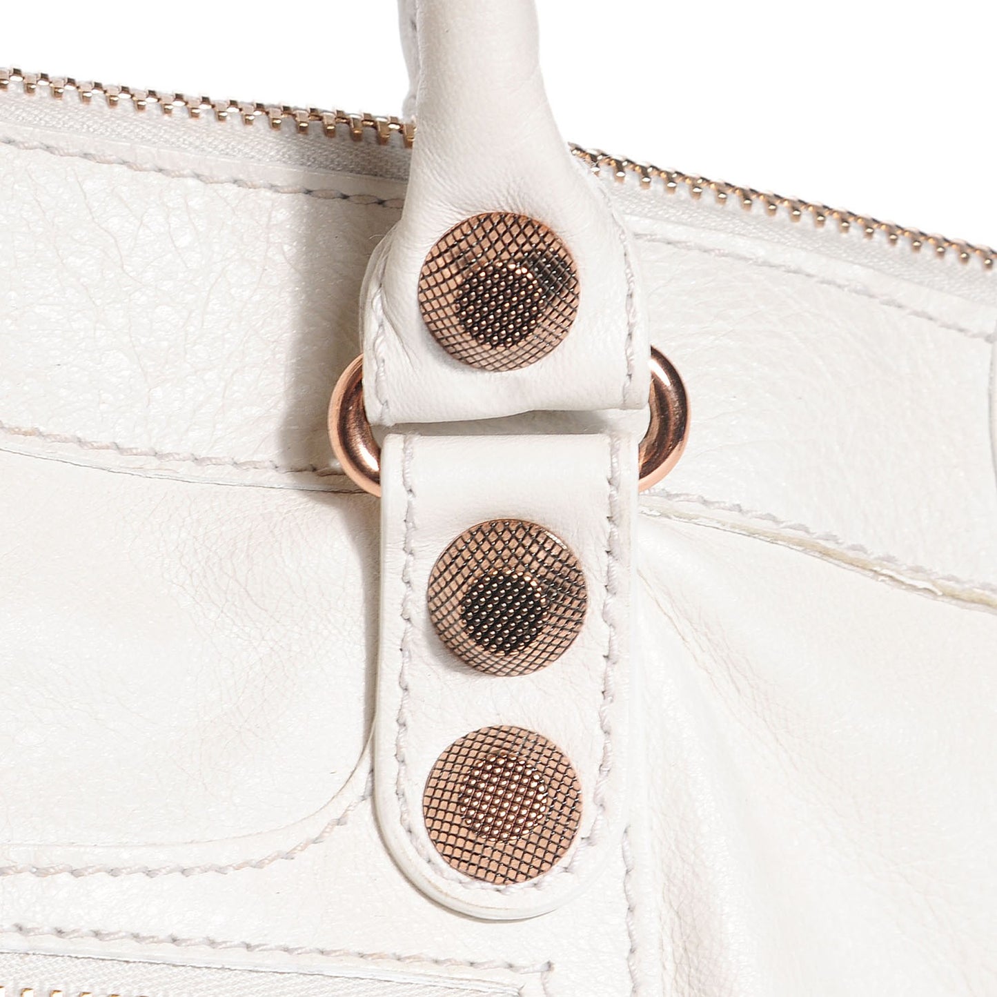 Agneau Giant 12 Rose Gold Hardware Work White Light