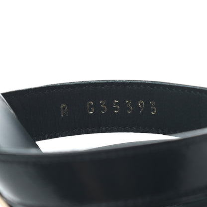 Chanel Lambskin Laminated Lambskin Pearl Mules 37.5 Black 8 of 8