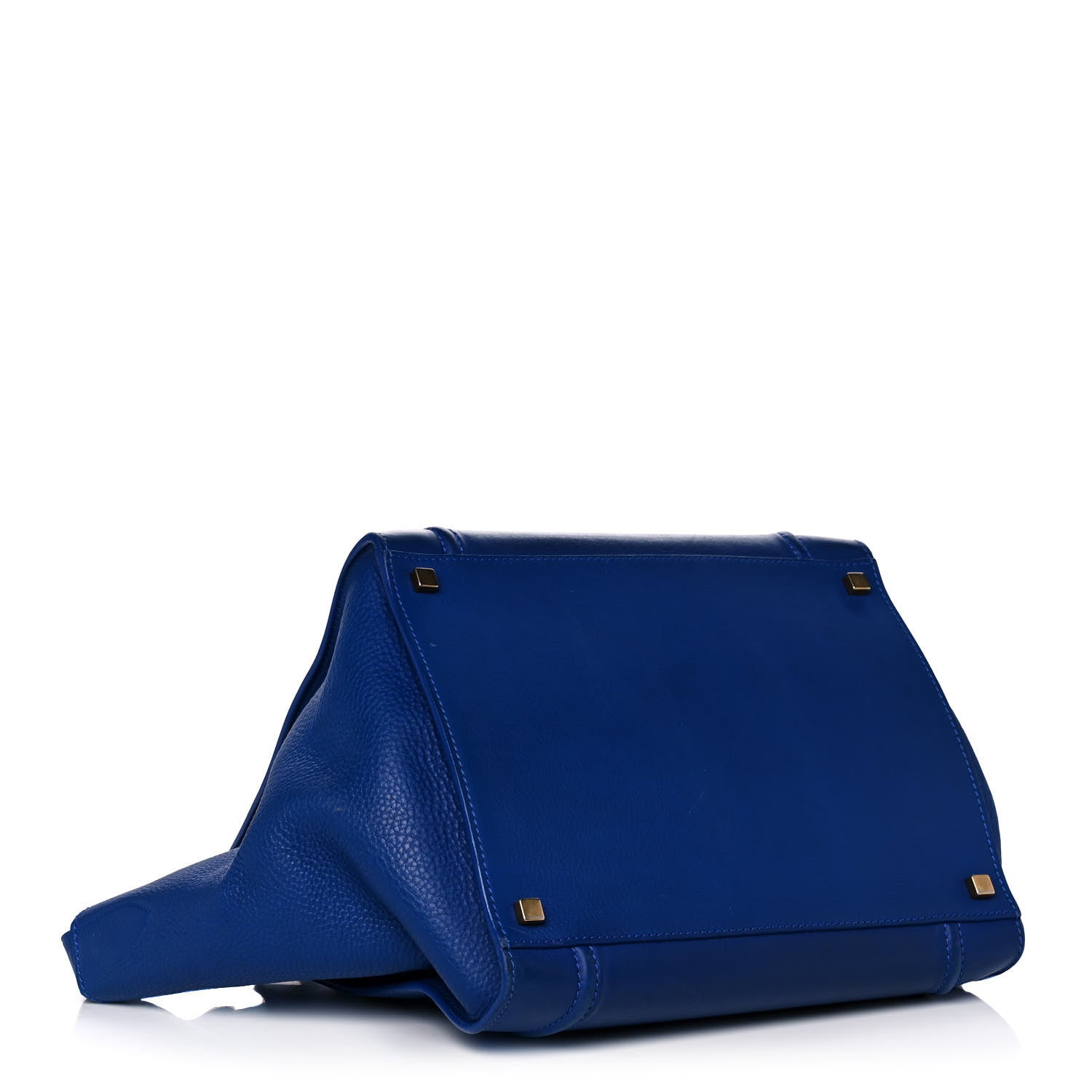 Celine Supple Calfskin Medium Phantom Luggage Royal Blue 4 of 14