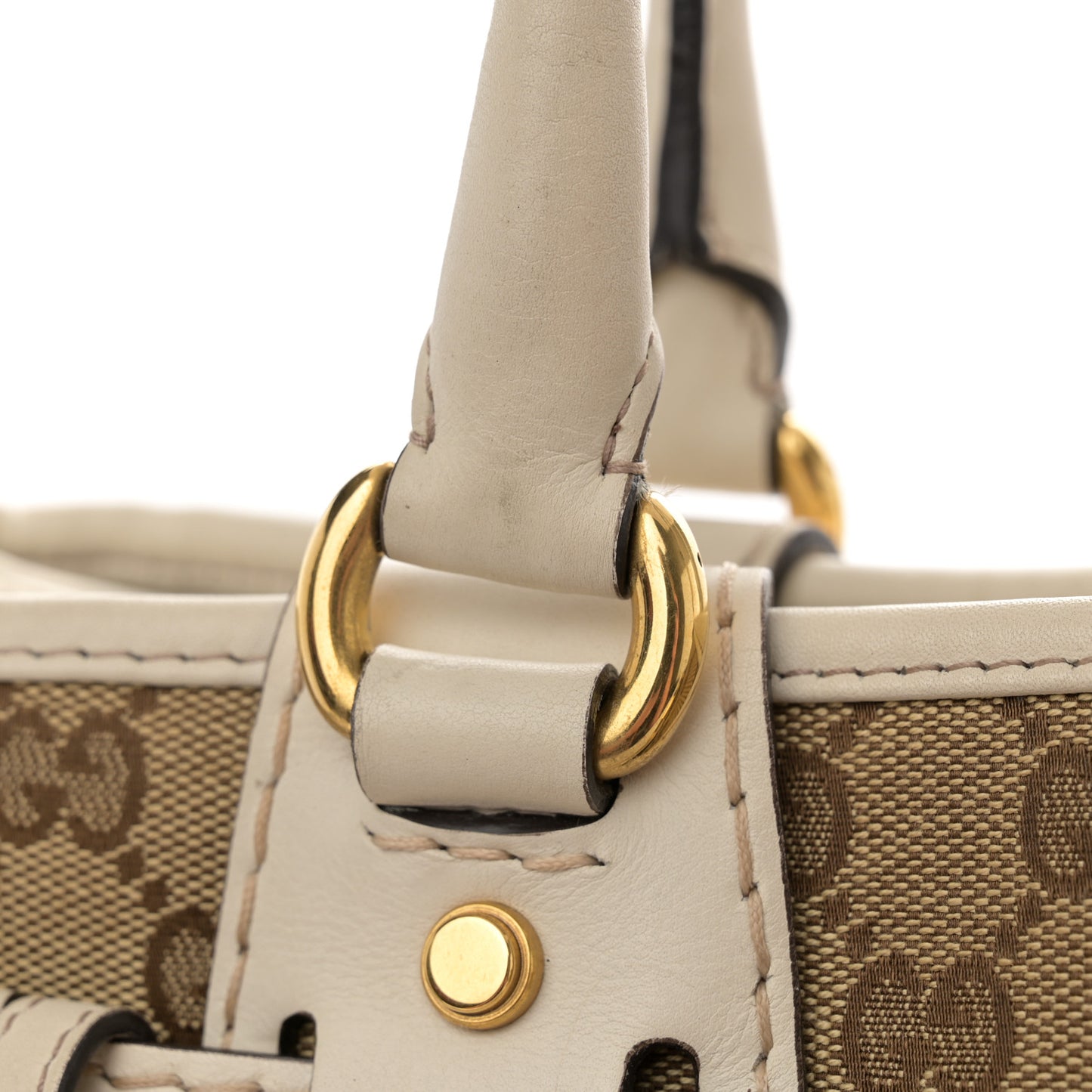 Monogram Medium GG Running Tote Off White