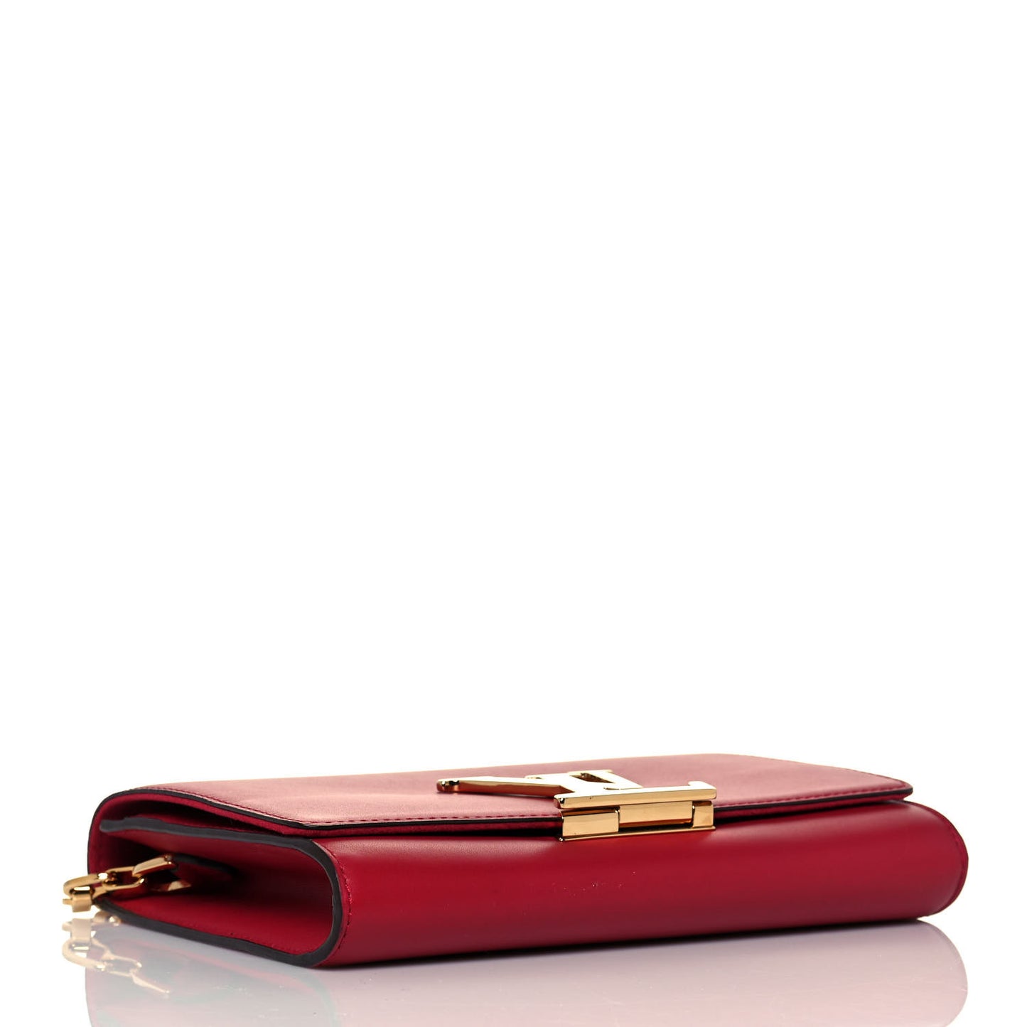 Calfskin Chain Louise MM Red