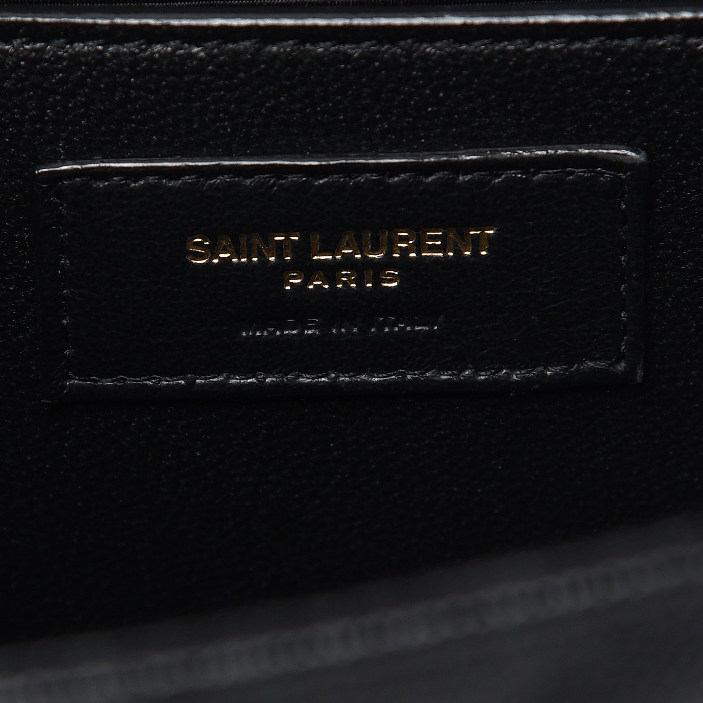 Grain De Poudre Matelasse Chevron Medium Monogram Satchel Black