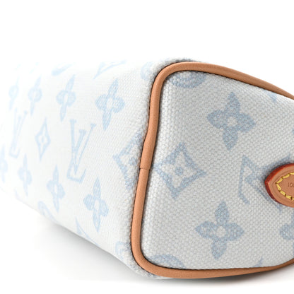 Louis Vuitton Monogram Origine Nano Speedy Bleu Courrier 9 of 10