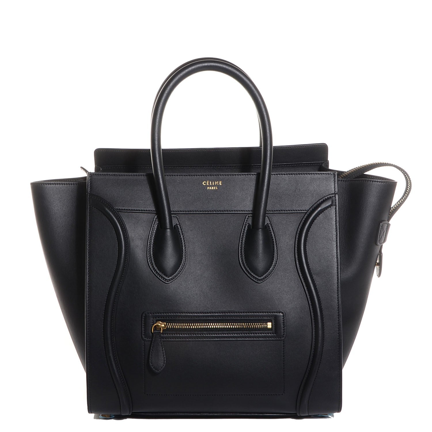 Celine Smooth Calfskin Mini Luggage Black 1 of 8