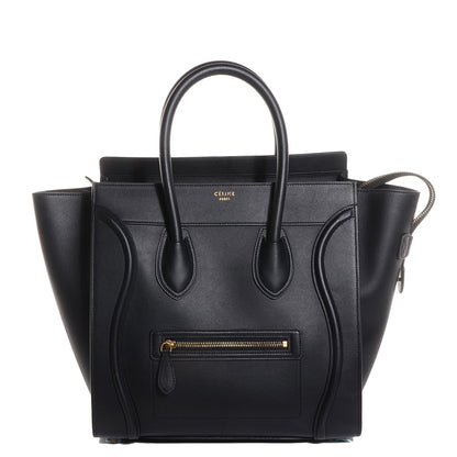 Celine Smooth Calfskin Mini Luggage Black 1 of 8