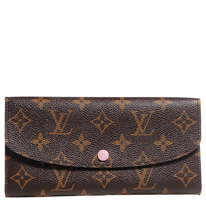 Louis Vuitton Monogram Emilie Wallet Rose Ballerine 1 of 8