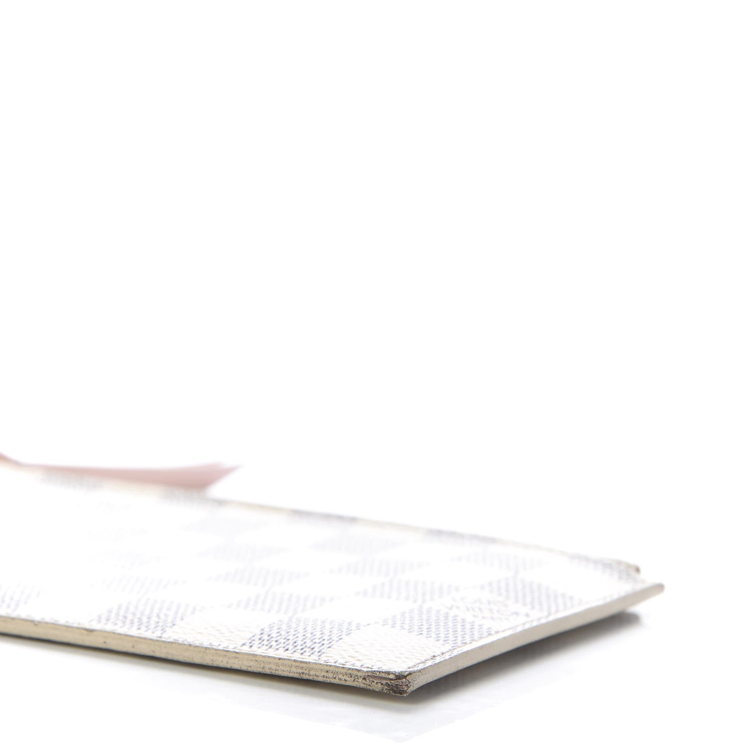 Louis Vuitton Damier Azur Felicie Chain Wallet Zippered Insert Rose Ballerine 7 of 8