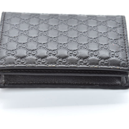 Gucci Microguccissima Card Case Wallet Black 12 of 13