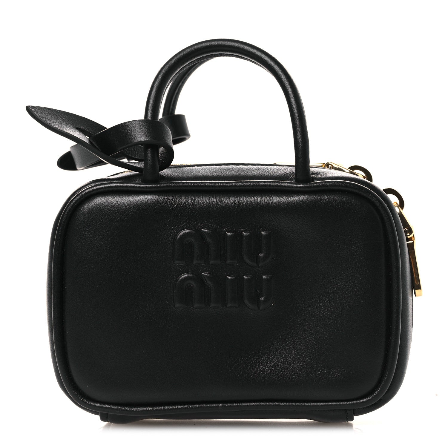 Miu Miu Nappa Micro Bag Black 1 of 10