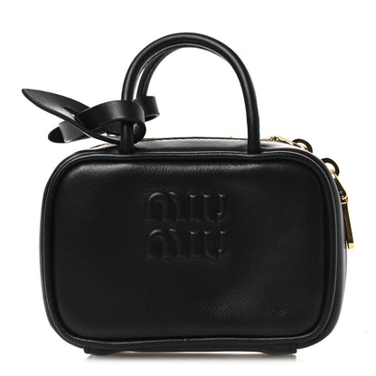 Miu Miu Nappa Micro Bag Black 1 of 10