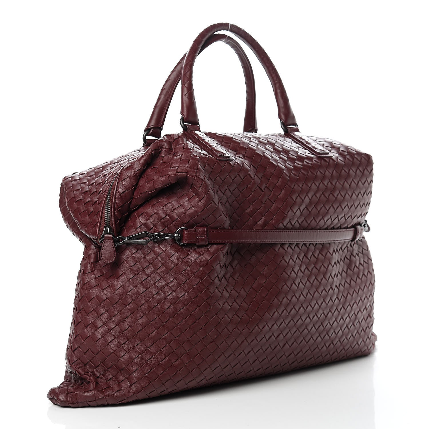Bottega Veneta Nappa Intrecciato Maxi Convertible Tote Barolo 4 of 13