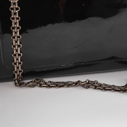 Chanel Patent Mademoiselle Tote Black 9 of 10