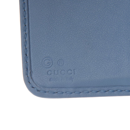 Gucci Soft Microguccissima Continental Zip Wallet Mineral Blue 7 of 10