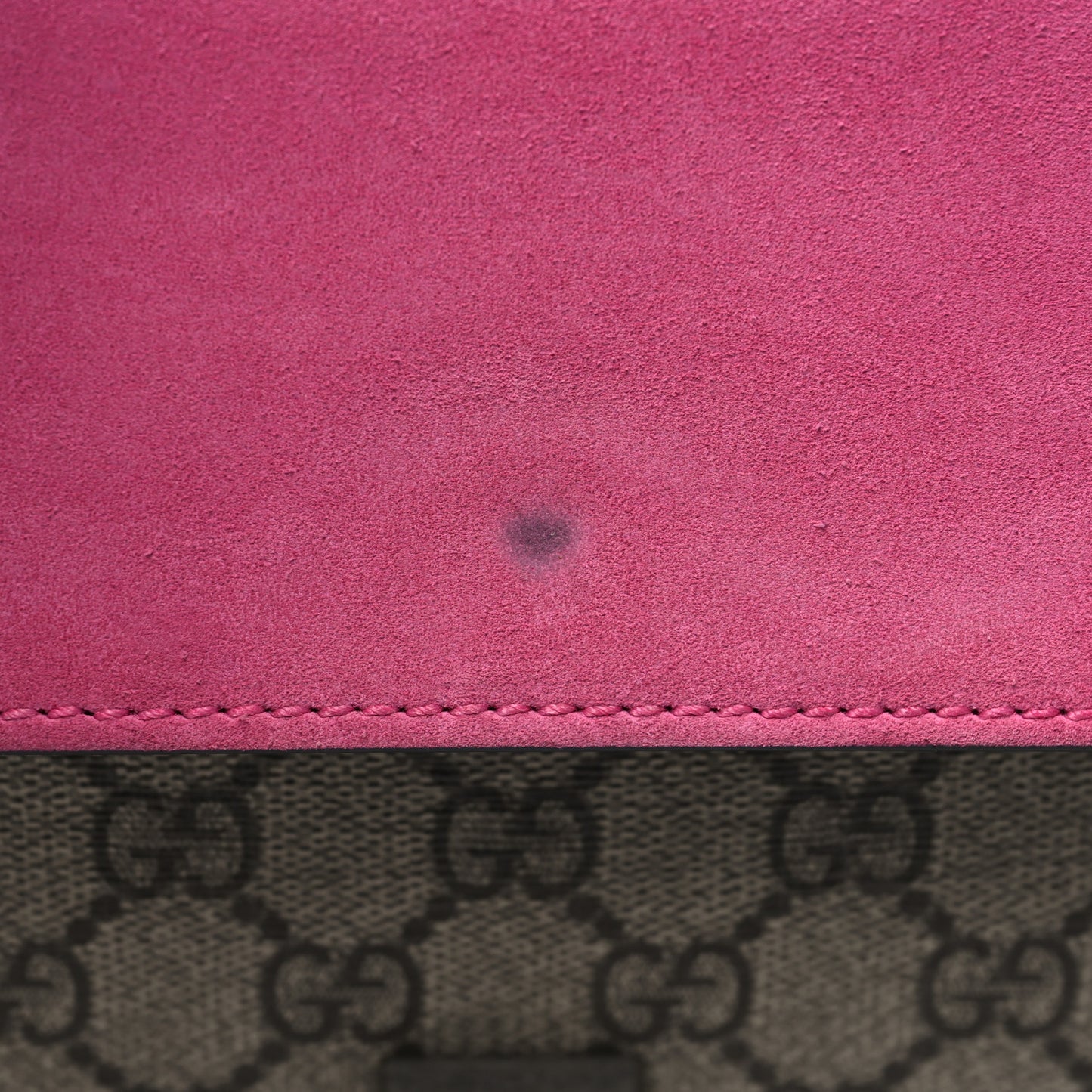 GG Supreme Monogram Mini Dionysus Shoulder Bag Pink