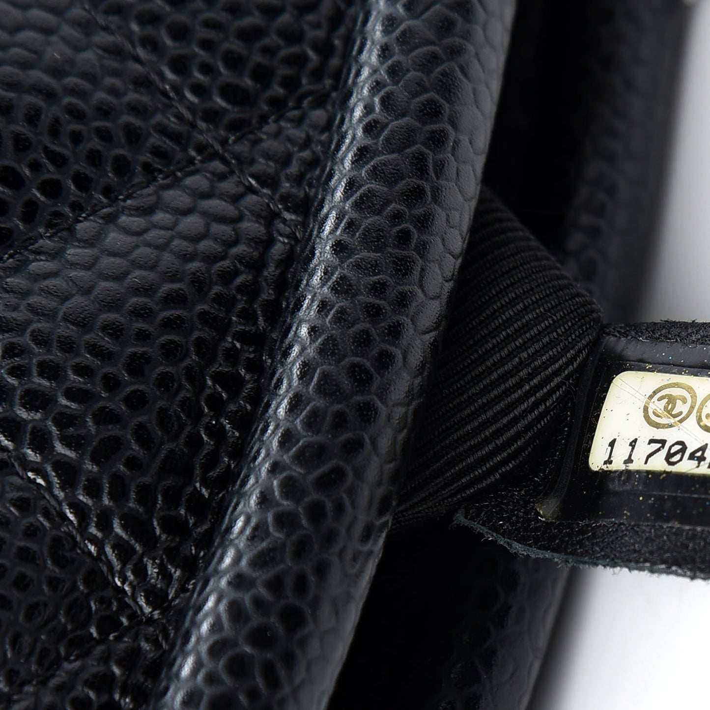 Caviar Quilted Timeless Clutch Black