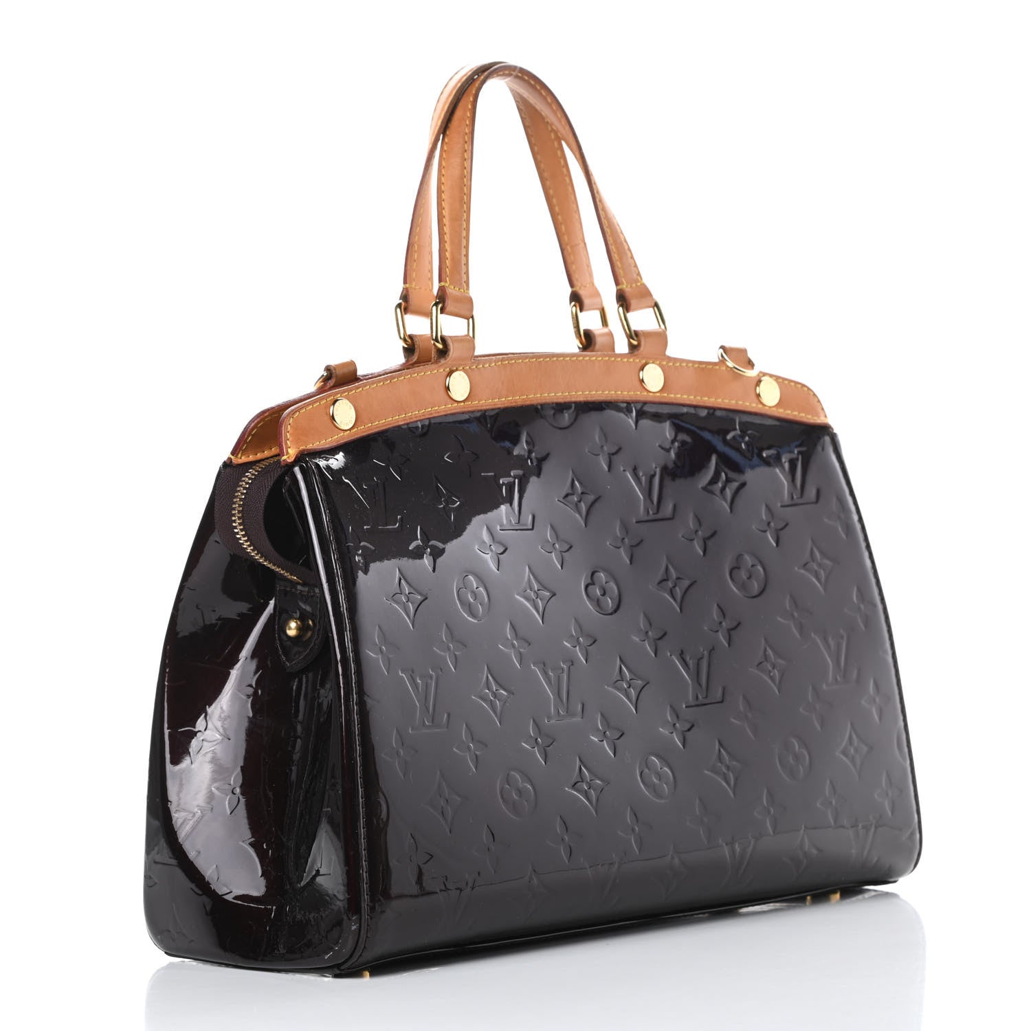 Louis Vuitton Vernis Brea MM Amarante 3 of 14