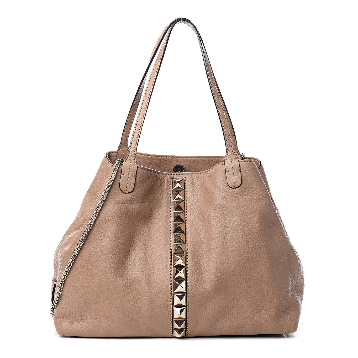 Valentino Garavani Grained Calfskin Va Va Voom Tote Sabbia 1 of 15