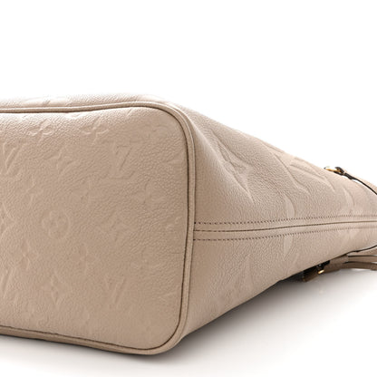 Louis Vuitton Empreinte Monogram Giant Neverfull MM Tourterelle 11 of 11