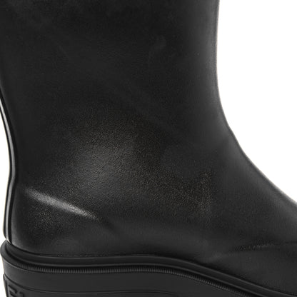 Chanel Caoutchouk CC High Boots 42 Black 10 of 13