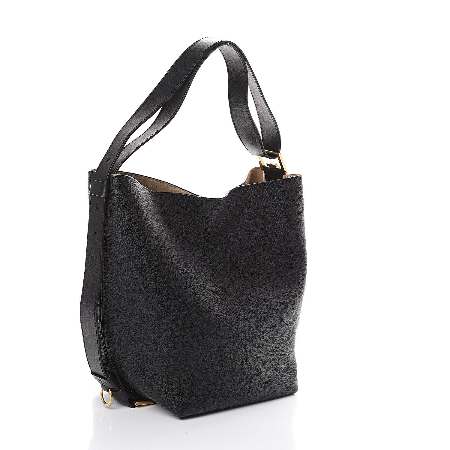 Givenchy Grained Calfskin GV Bucket Bag Black 2 of 8